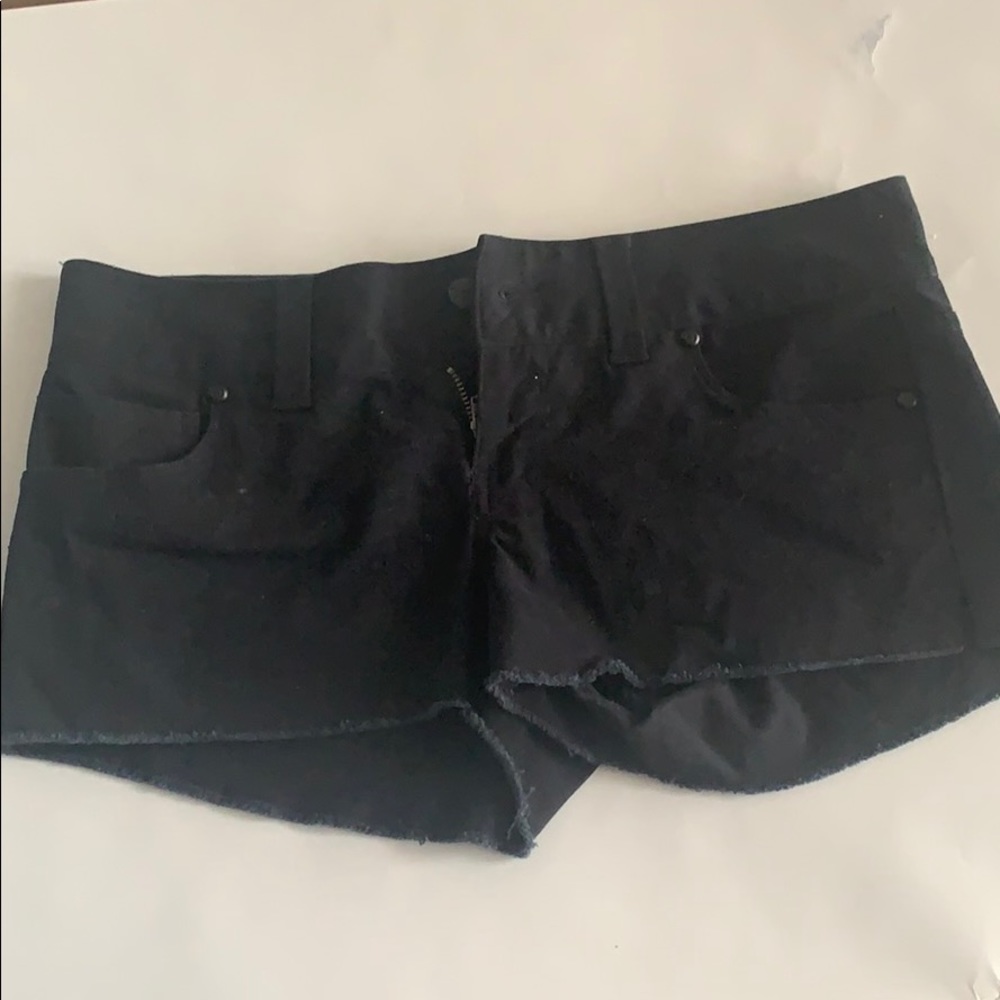 Under Armour Black Denim Shorts - size 4